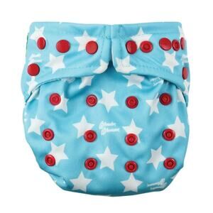 BUMKINS Wonder Woman DC Comics cloth diaper adjustable all in one